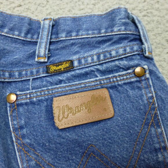 Wrangler Men's Straight Jeans - Blue - Picture 4 of 11